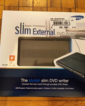 Lettore DVD Samsung Slim External NERO