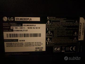 Scheda TV LG 32LM6300PLA malfunzionante
