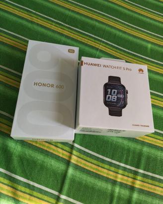 Honor 600 + Huawei fit 5 pro - Nuovi