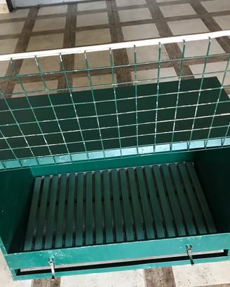 Gabbia per Animali in Lamiera Zincata Verde