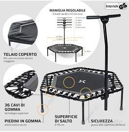 Trampolino fitness SportPlus, come nuovo