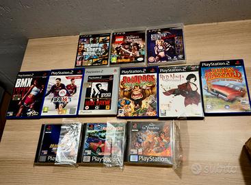 Giochi videogiochi rari PS1 PS2 PS3 completi
