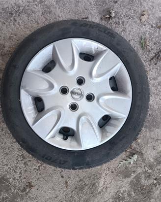 cerchi 4 fori x100 Nissan 15 