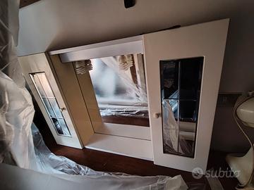 Mobile contenitore bagno con specchio