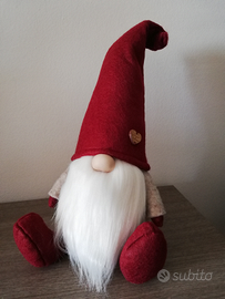 Gnomo portafortuna in feltro fatto a mano