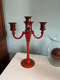 Candelabro in vetro di murano nuovo