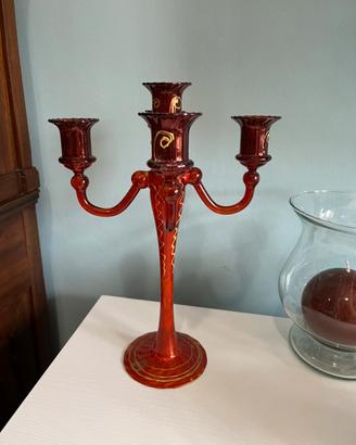 Candelabro in vetro di murano nuovo