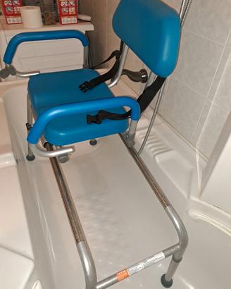 Sedia doccia vasca regolabile