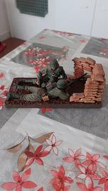 Diorama con soldati tedeschi