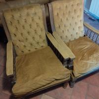 Poltrone  vintage stile inglese originali