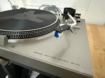 Giradischi Vintage Sansui SR-333 Trazione Diretta
