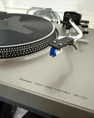 Giradischi Vintage Sansui SR-333 Trazione Diretta