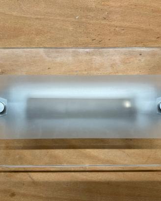 Coppia di applique in vetro