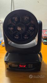 2 teste rotanti Bee Eye con spot centrale 