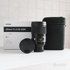 SIGMA 40mm 1.4 DG HSM Art Sony E-Mount
