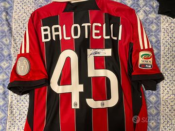 Maglia Ac Milan Balotelli firmata