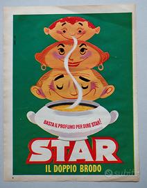 Vera pubblicità STAR 1958 il doppio brodo