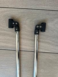 2 supporti in acciaio 18 /10 inox