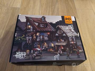 mercato medievale mattoncini colorati "lego"