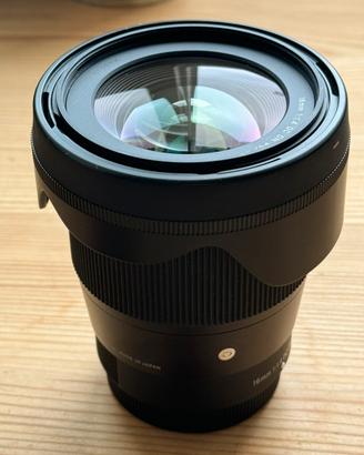 Sigma 16 mm f 1.4, attacco fuji x mount