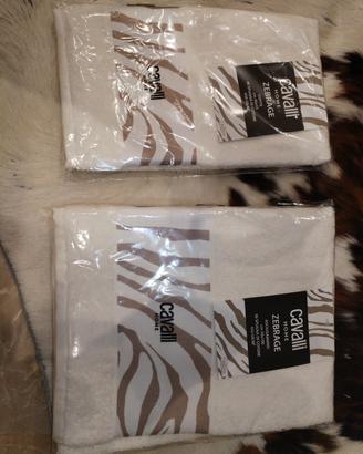 set salviette cavalli nuove 
