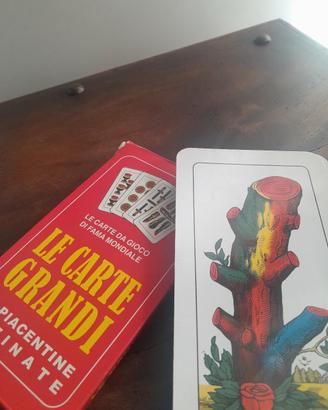 carte gioco Maxi - originali Piacentine