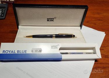Penna Montblanc nuova, con refill in omaggio