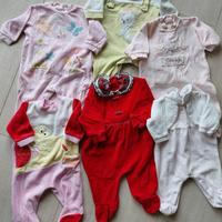 Lotto 6 tutine 0-3 mesi