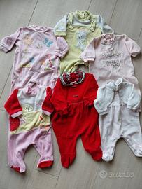 Lotto 6 tutine 0-3 mesi