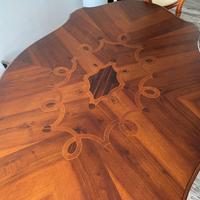 Prestigioso Set Sala da Pranzo: Tavolo Intarsiato