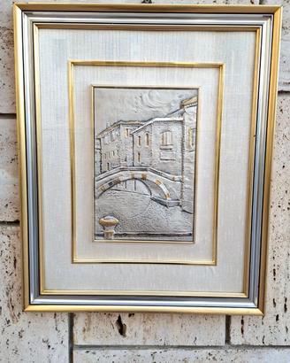 QUADRO ARGENTO 925. FUORIGROTTA.