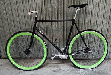 bicicletta a scatto fisso single speed tag xl 58