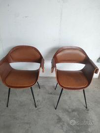 Coppia di poltrone anni 50 _  Carlo Ratti 