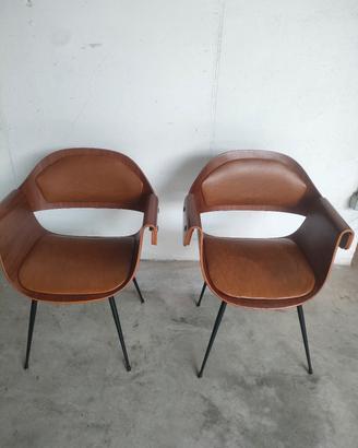 Coppia di poltrone anni 50 _  Carlo Ratti 