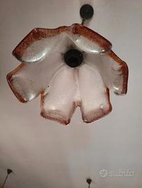 Lampada a sospensione vintage vetro di Murano a fi