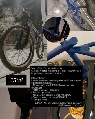 Bmx 20" Completamente restaurata