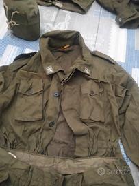 giacca e pantaloni esercito italiano anni 80