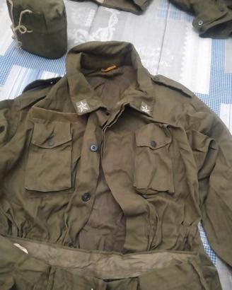 giacca e pantaloni esercito italiano anni 80