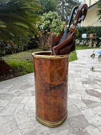 Portaombrelli vintage Aries radica marmorizzato