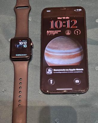  IPHONE 11 PRO E APPLE WATCH 40mm SOLO IN COPPIA