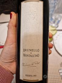 Bottiglia di Brunello di Montalcino Riserva 1993 