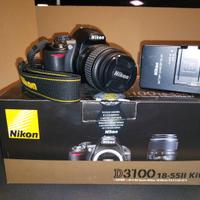 Nikon D3100 + obiettivo 18-55mm