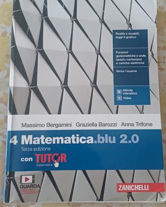 libro "matematica blu 2.0" 4 anno liceo scientific