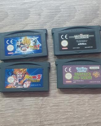 4 giochi nintendo advance sp