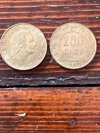 200 Lire 1991 – Repubblica Italiana