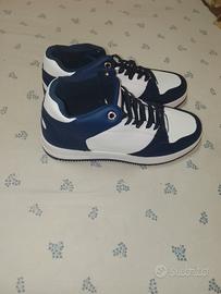 le scarpe bianche e blu numero 44 come nuove
