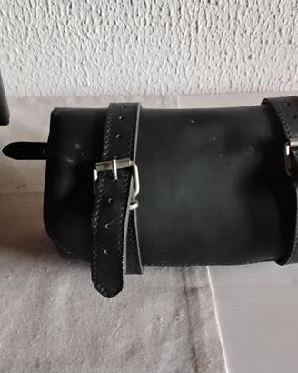 Borsa/barilotto cuoio moto