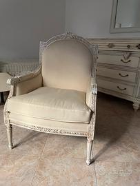 poltrona shabby provenzale