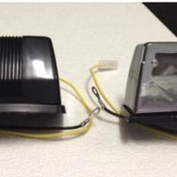 2 fanalini targa fiat 124 abarth