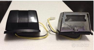 2 fanalini targa fiat 124 abarth